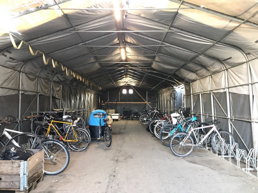 Telt hal - nedtagningsobjekt