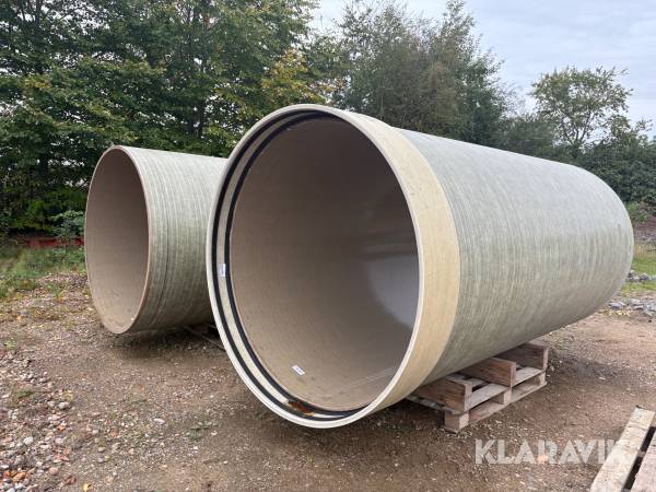 Glasfiber rør Amiblu Flowtite 2 styk