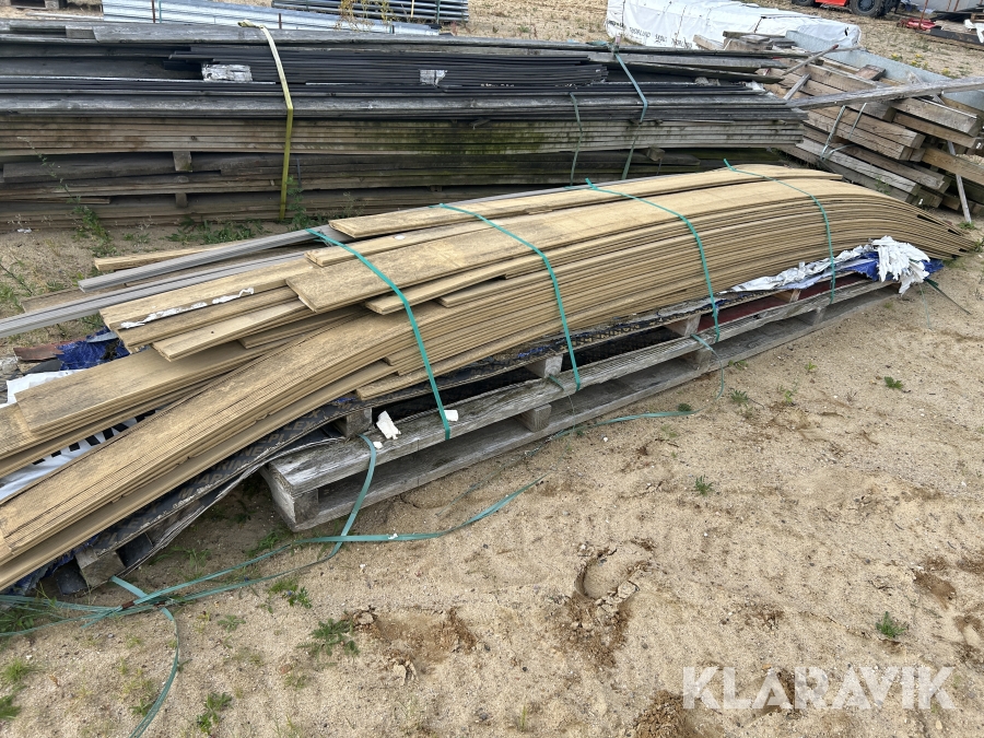 Kompositterrassebrædder Kirkedal lys ca. 45 Styk 2. sortering