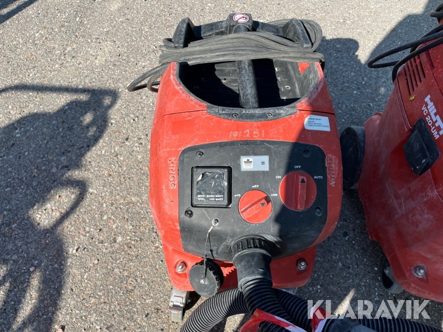 Støvsugere Hilti VC 40-UM/VC 20-UM, Roskilde, Klaravik aukti