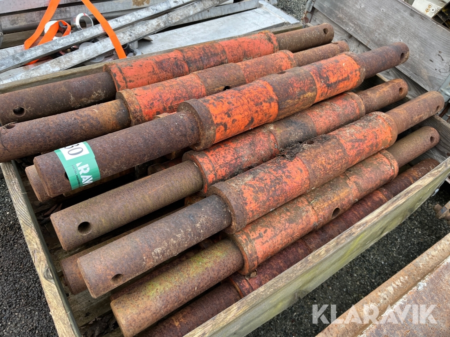 Samlestykker gravekasser Krings Verbau 19styk.