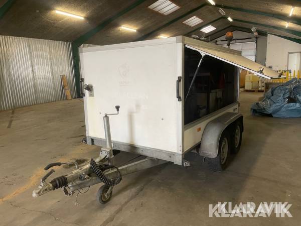 Trailer med hedvandsrenser Nilfisk Alto