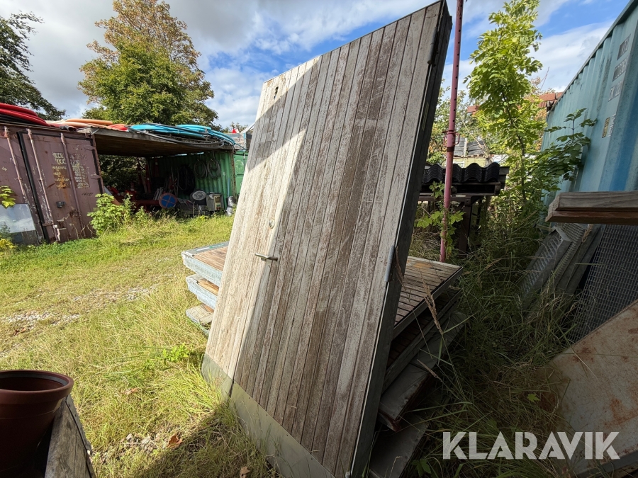 Teak udstue døre  4 styk