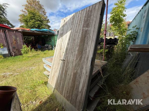 Teak udstue døre  4 styk