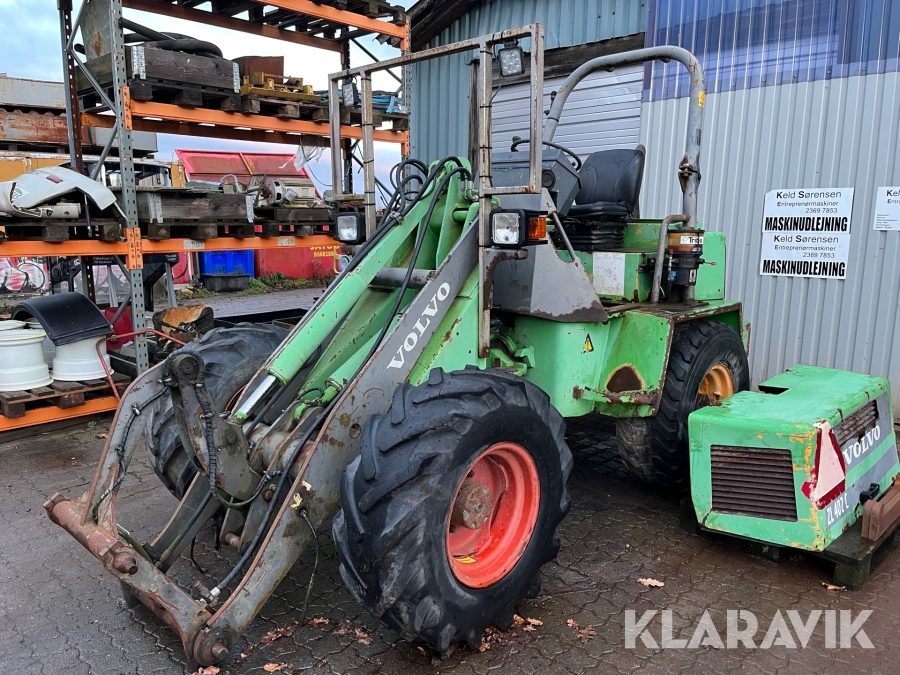 Minilæsser Volvo ZL 402C nyrenoveret motor