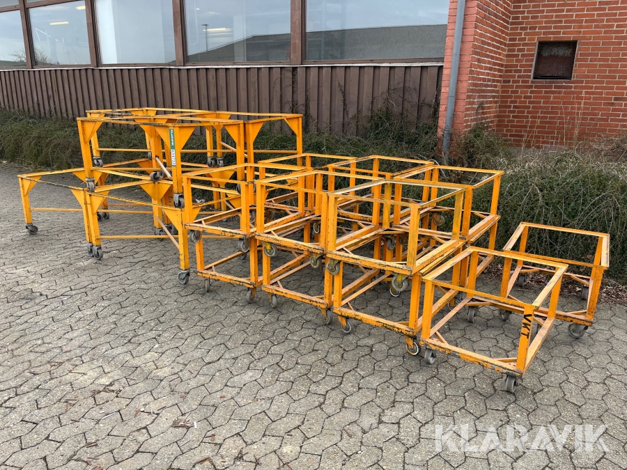 Vogn til europalle halv og hel