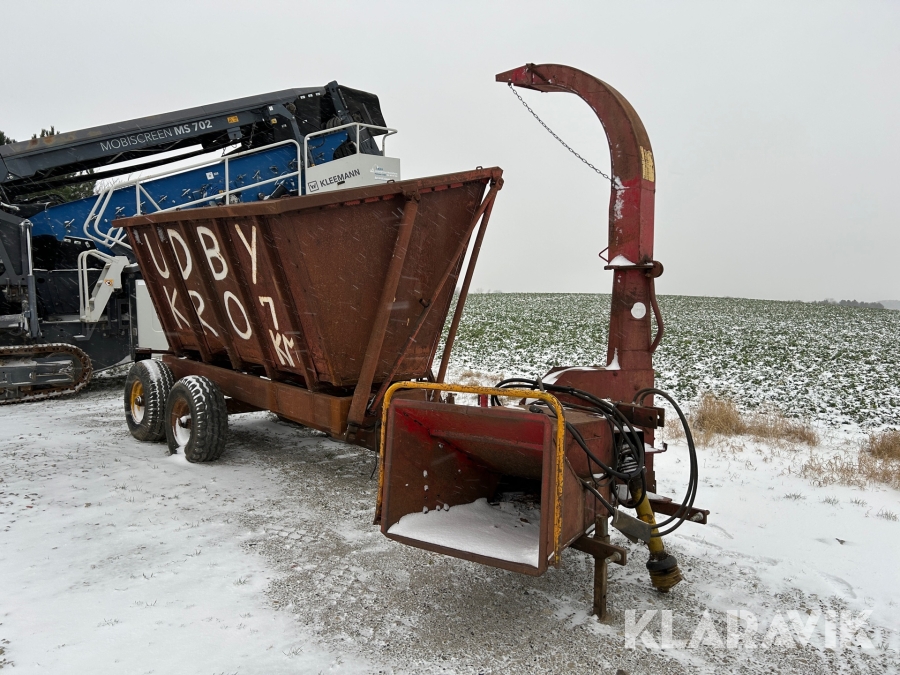 Flishugger TP 760 pto  med vogn