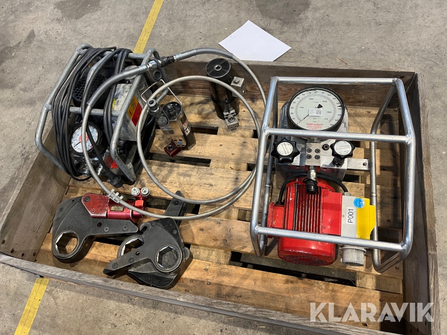 Trækværktøj, kassettenøgler og hydraulikpumper ITH Og Hytorc