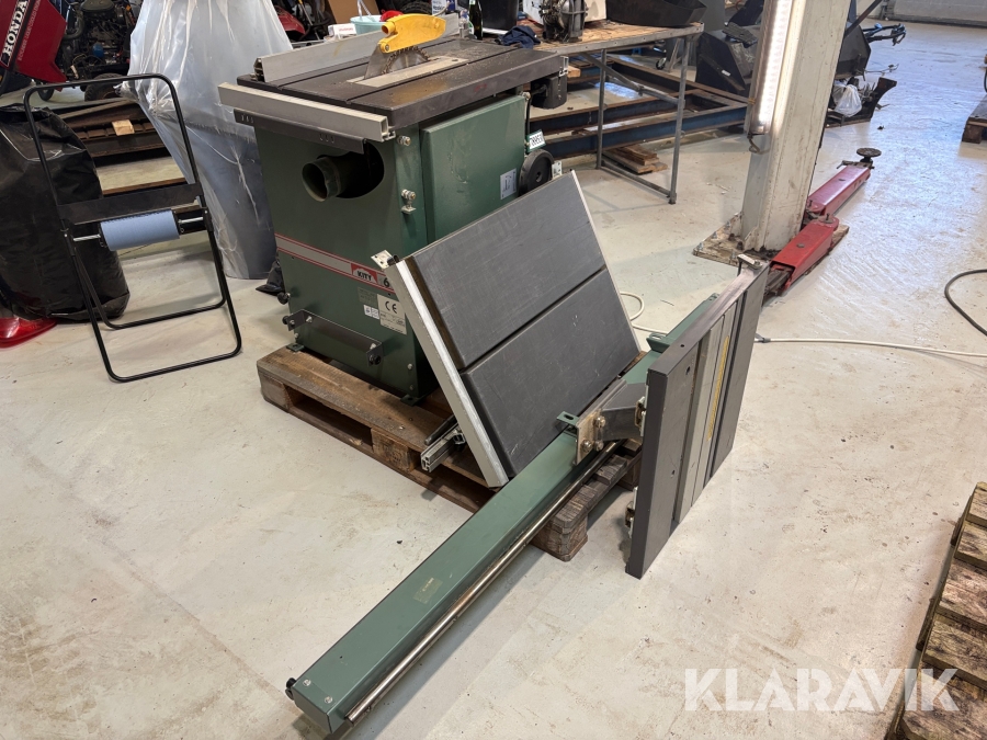 Bord rundsav - komplet Kity 1619 med moderne elsikkerhed