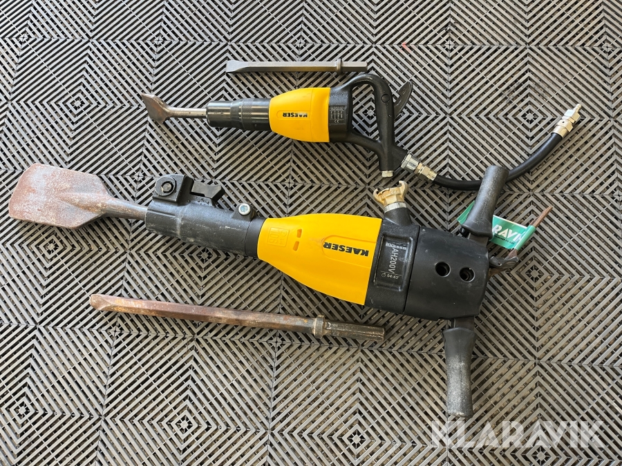 Tryklufthammer Kaeser AH200V og H60 2 styk