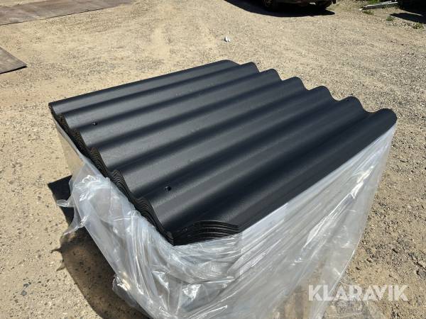 Bølgeplade 150styk Euronit 700T HJ/HU Sort