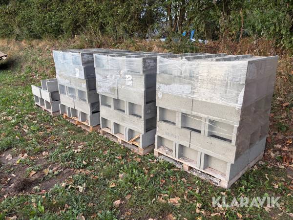 Betonblokke Ibf 33 cm 130 styk