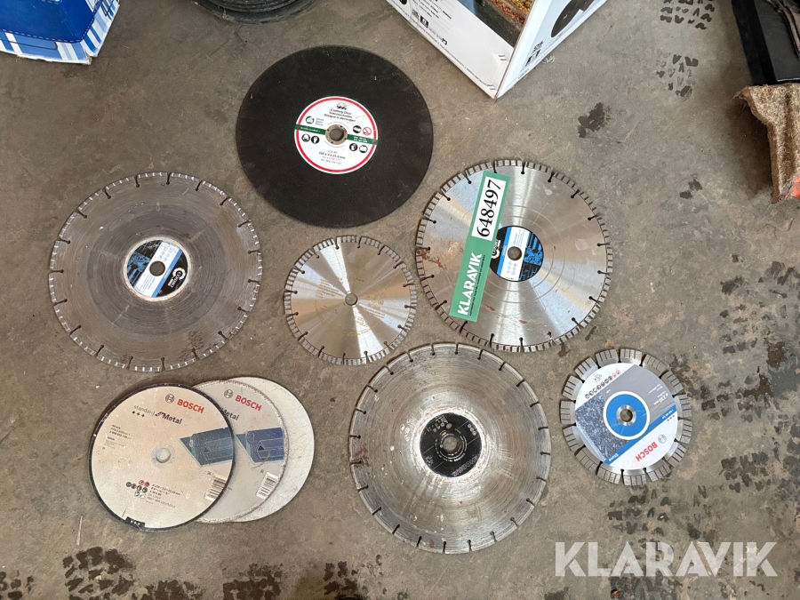 Skæreskiver lot assorteret modeller