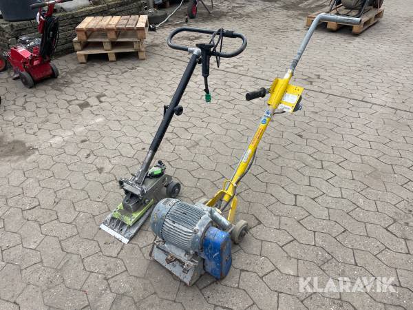 Slibemaskine & gulvstripper Vonarx FR200 2 styk