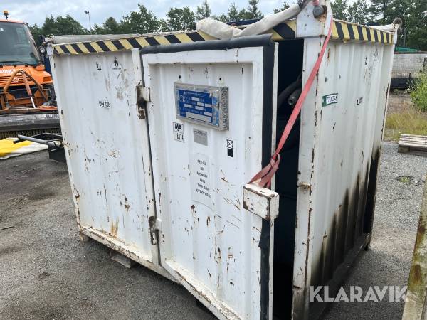 Olietank i Container KN Beholderfabrik 1500