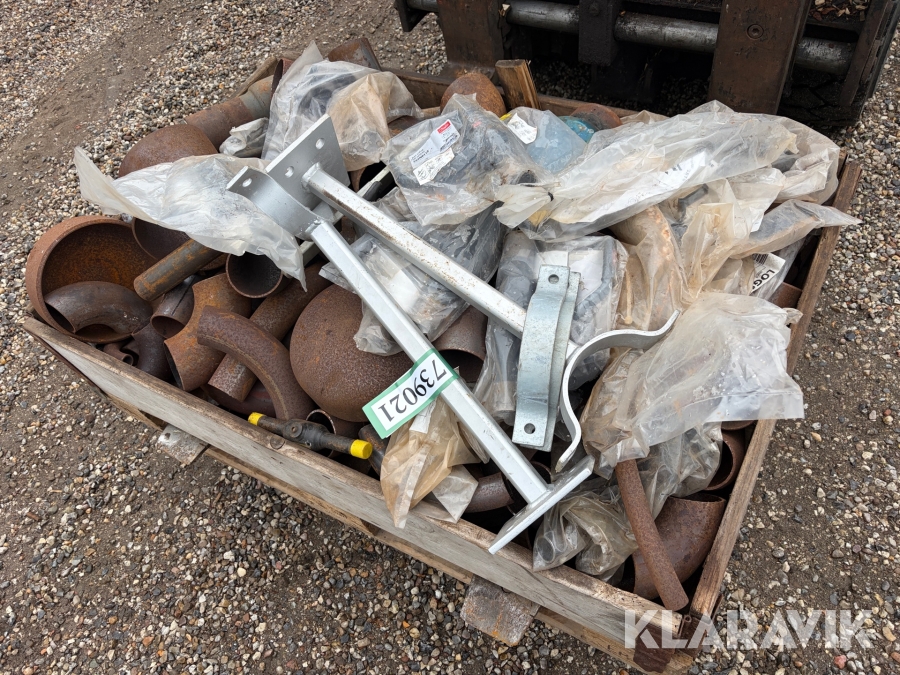 Lot - Svejsefittings og ventiler - 1 palle