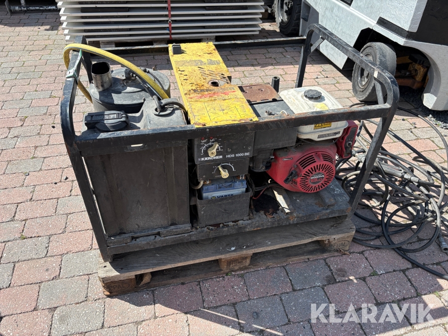 Varmtvands-/hedtvands-højtryksrenser med benzindrevet motor Kärcher HDS 1000 BE