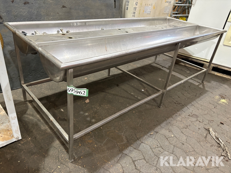 Stålvask - dobbeltsidet