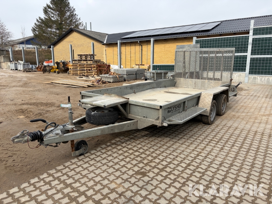 Maskinetrailer Variant 3518M4 100 km/t - 2-akslet - 3500kg