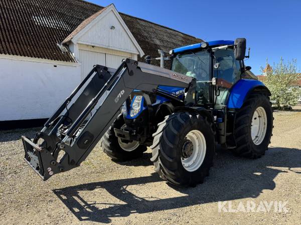 Traktor New Holland T7.170 med frontlæsser