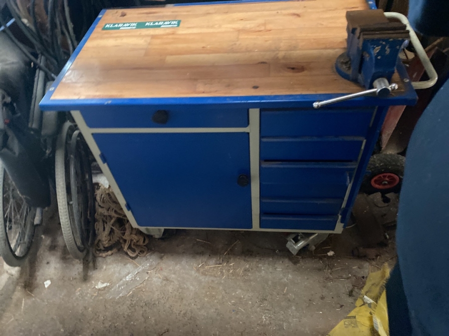 Værksteds rulle bord