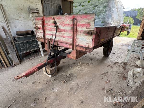 Hydraulisk bagtip vogn 2500kg KTH