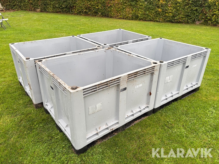 Plastikkasser Georg Utz Group Paloxe, 4 Styk