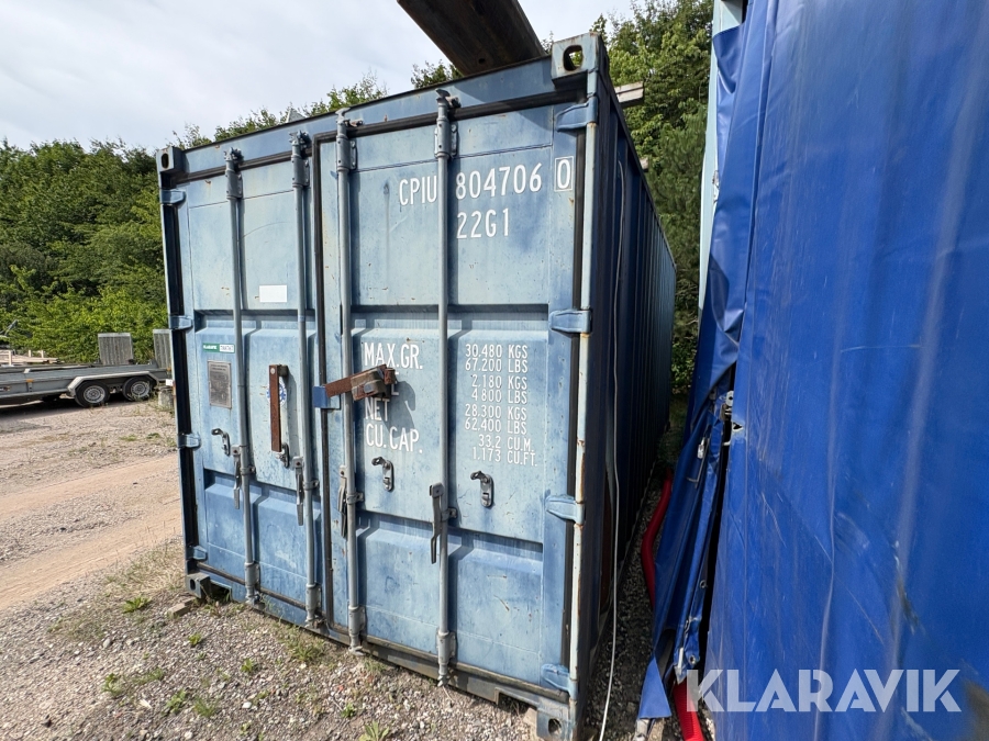 Materialecontainer - 20 fod