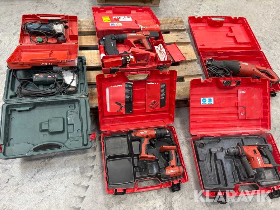 El og batteri værktøj Hilti blandet lot