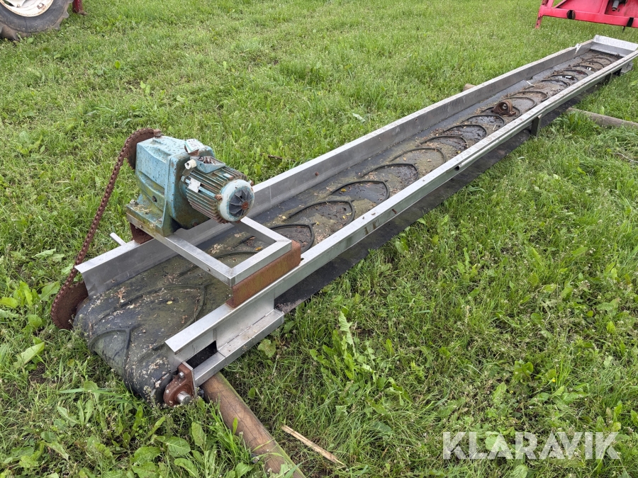 Transportbånd rustfri stål - 7 meter