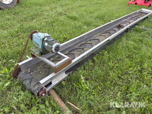 Transportbånd rustfri stål - 7 meter