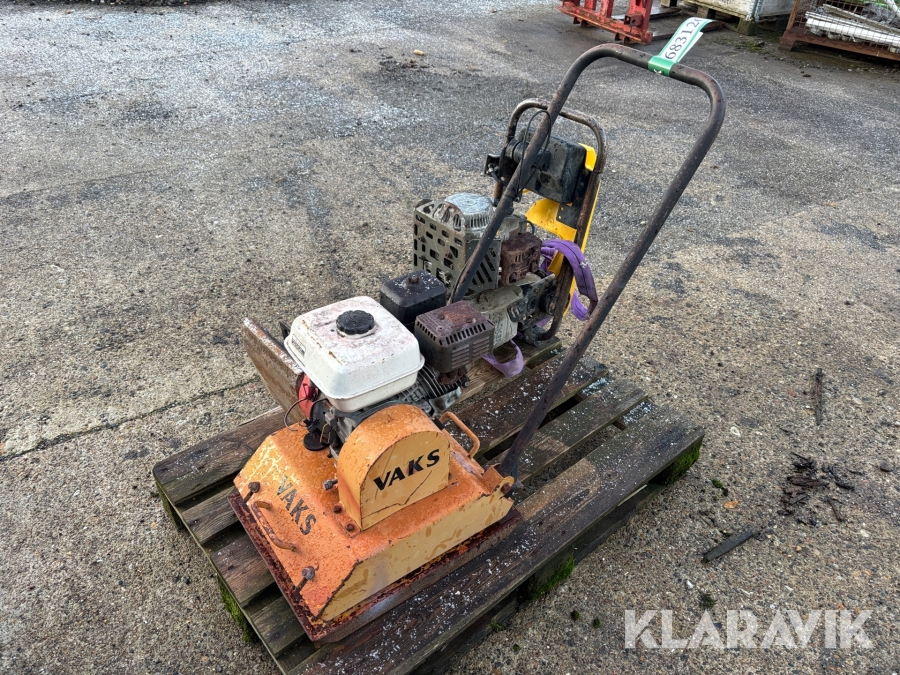 Pladevibrator + Jordloppe Vaks + Wacker Neuson 2 stk