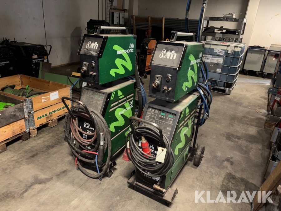 Svejsemaskiner 2 styk Migatronic Flex 400