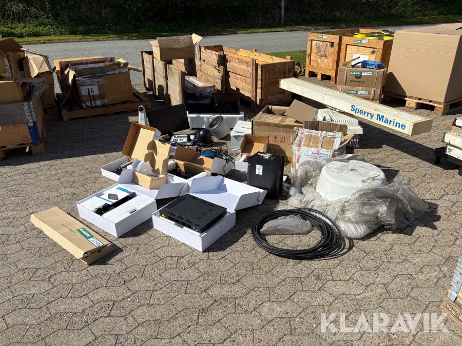 Komplet kamerasystem til skib Speery Marine