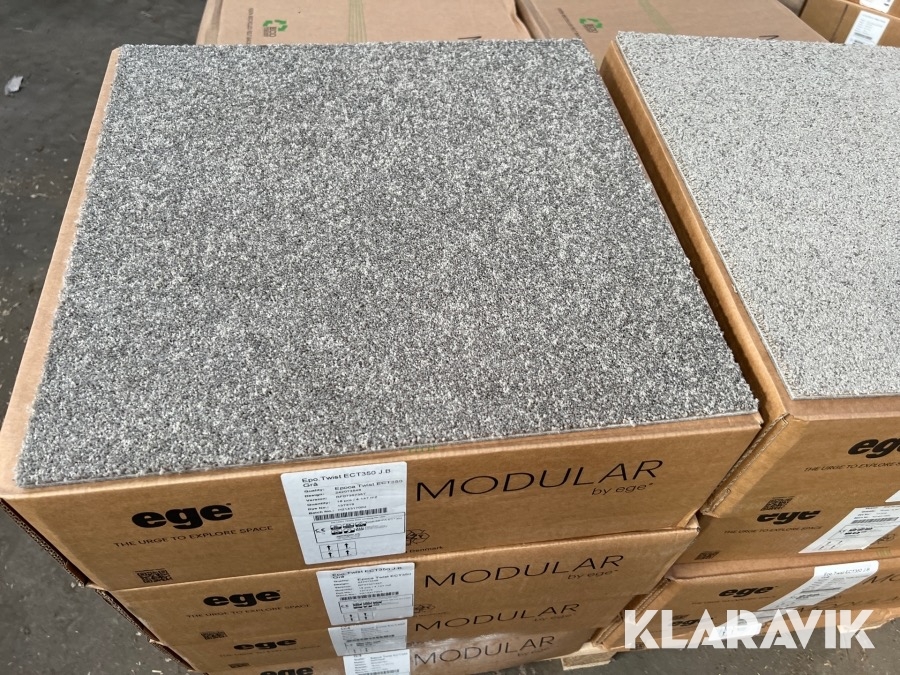 Tæppefliser Ege 53,9 m2