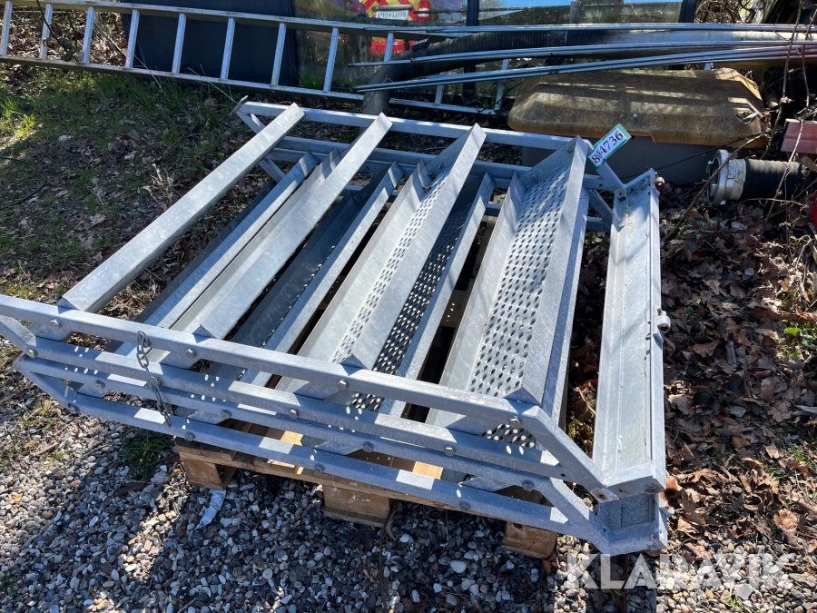 Trappetrin galvaniseret 2 styk