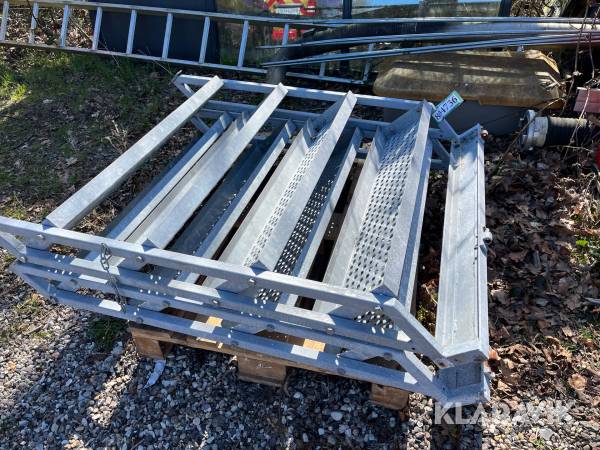 Trappetrin galvaniseret 2 styk