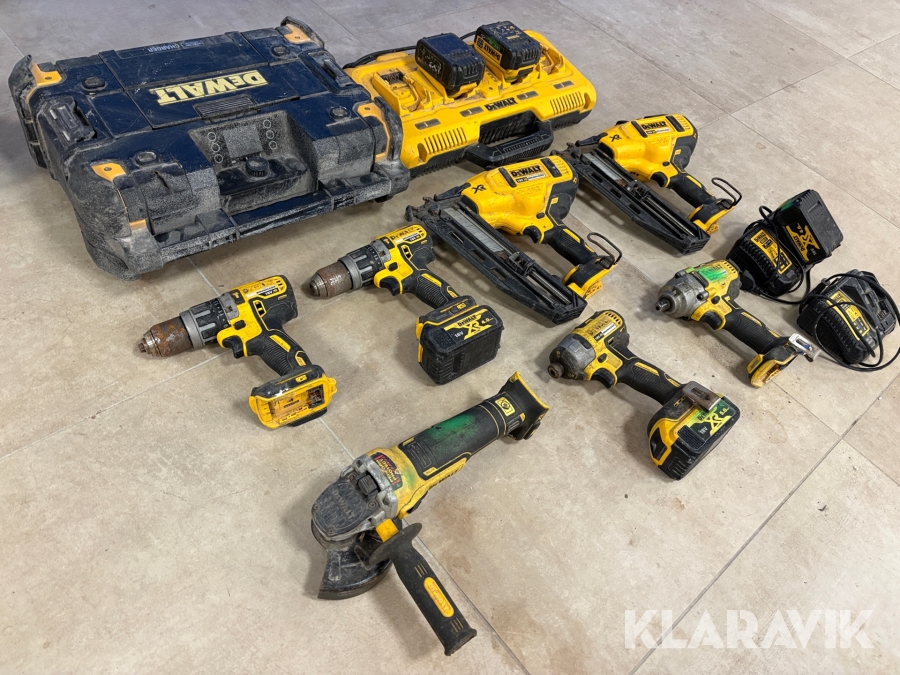 Blandede lot håndværktøj DeWalt