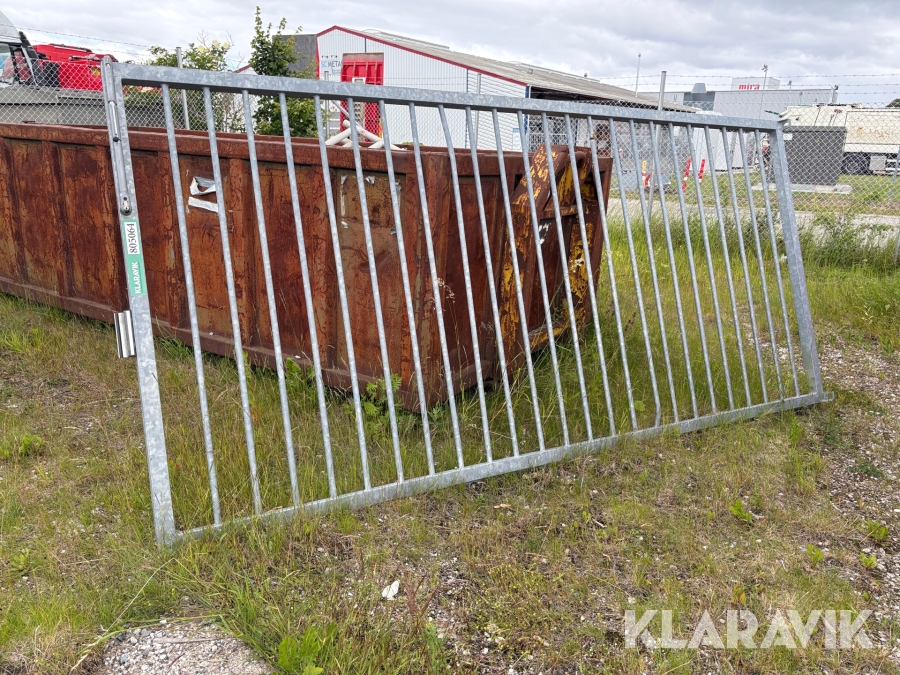 Låge i galvaniseret stål