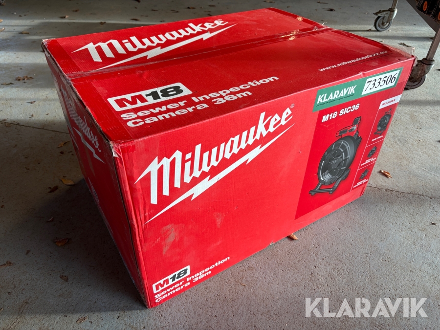 Kloark Kamara Milwaukee M18 SIC36 ( uden HUB )
