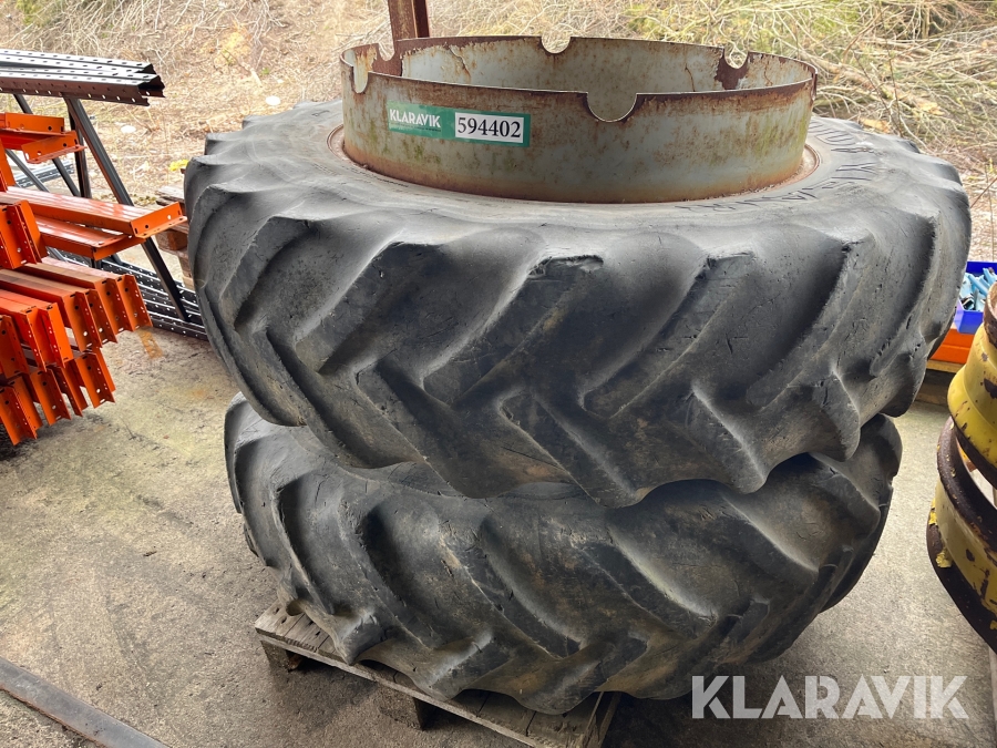 Tvillinghjul 16.9 38”