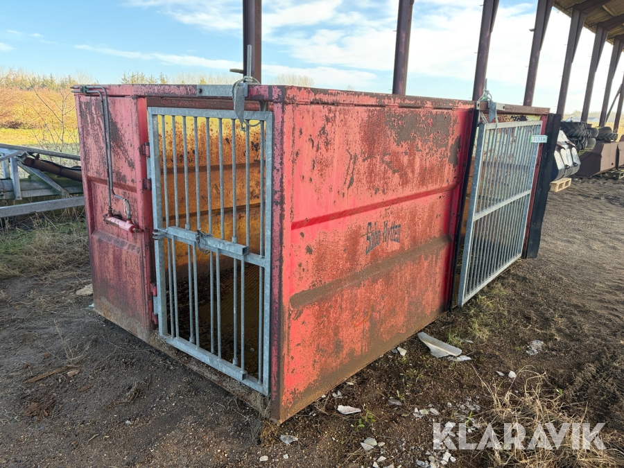 Grisekasse Sabo Hytten 3x1,5x1,2 meter.