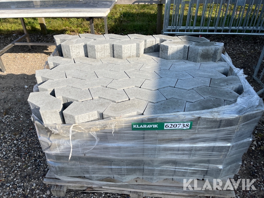 Belægnings sten SF-sten 6 lag af 50 sten