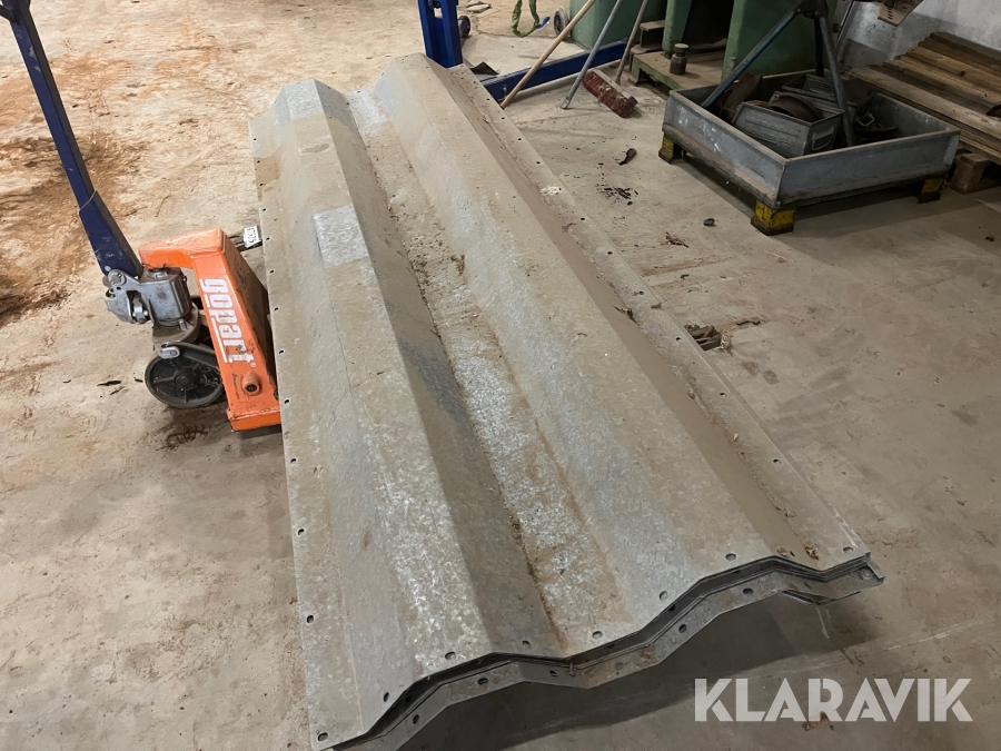 Trapezplader til korn stål 21 styk