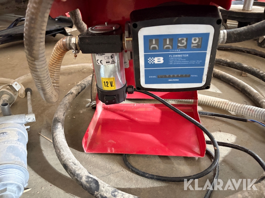 Tankanlæg med diverse pumpe Biltema