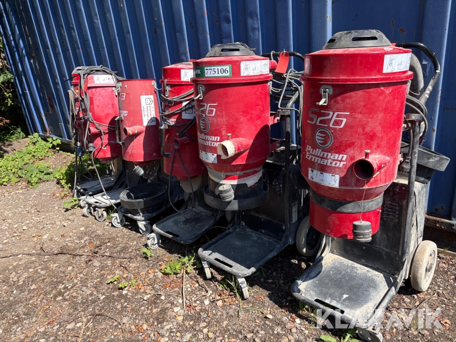 Industri støvsugere lot Pullman Ermator S13 / S26