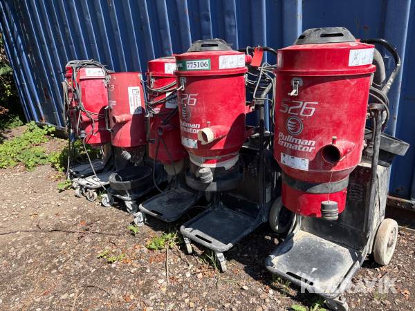 Industri støvsugere lot Pullman Ermator S13 / S26