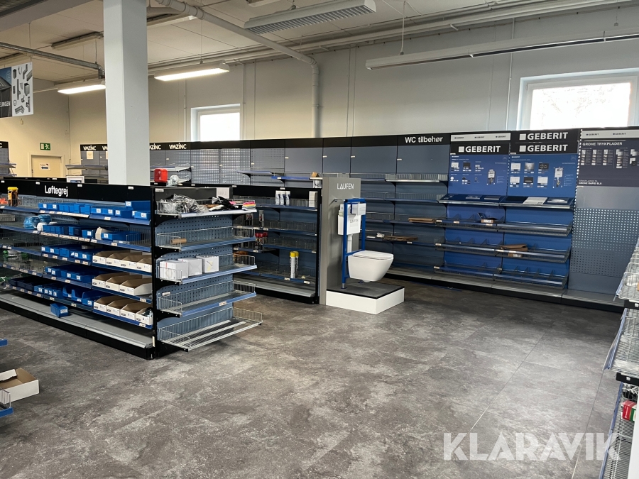 Værksteds/butik inventar