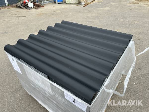 Bølgeplade 150styk Euronit 700T FK Sort