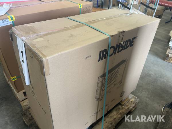 Værktøjsvogn Ironside PRO L med 7 skuffer